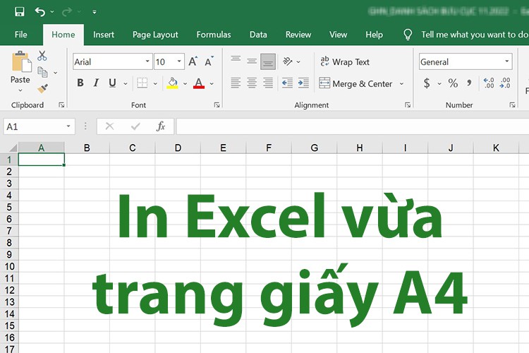 Cách in Excel vừa trang giấy A4 (Hình 1)