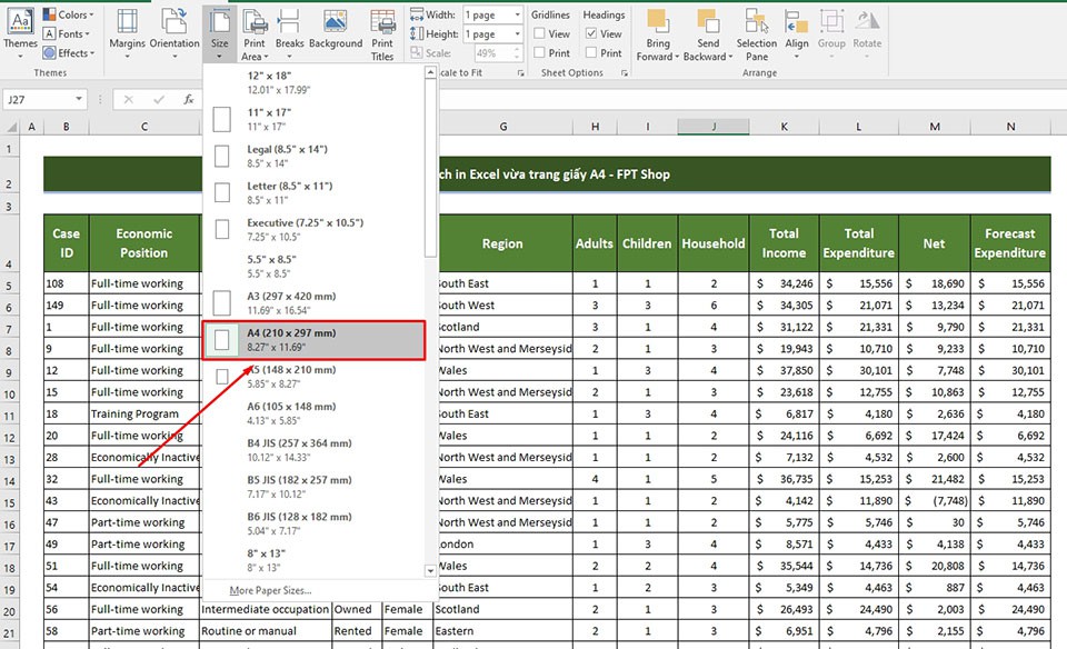 Cách in Excel vừa khổ A4 - Ảnh 06