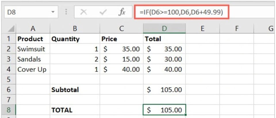 Cách sử dụng hàm IF trong Excel - Ảnh 06