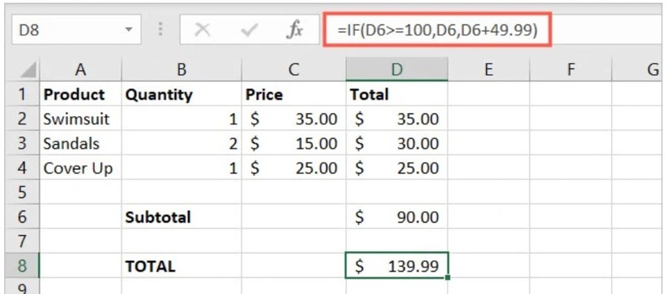 Cách sử dụng hàm IF trong Excel - Ảnh 07