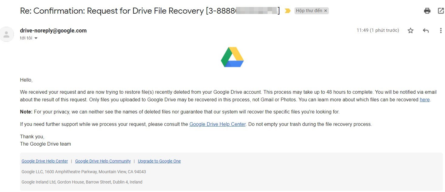 Cách khôi phục file đã xóa vĩnh viễn trên Google Drive - Ảnh 3