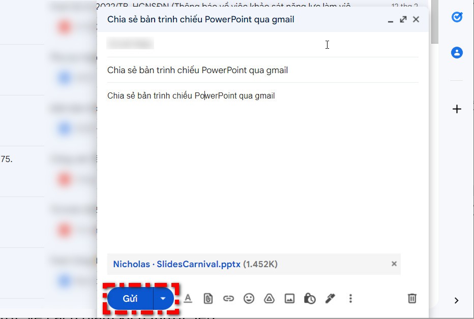Mẹo hay gửi bản trình chiếu PowerPoint qua Gmail (4)