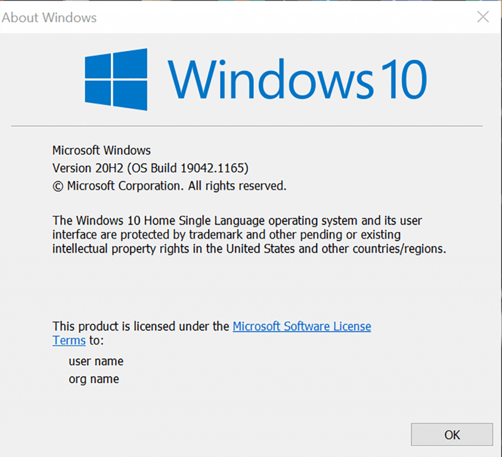 Windows 10 Home Single Language là gì