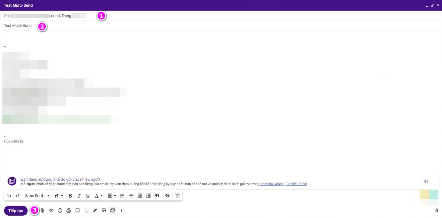 Cách gửi email cho nhiều người trên Gmail - Ảnh 4