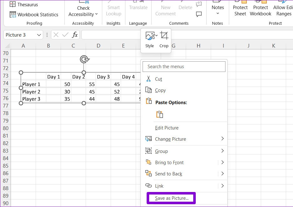 Bật mí 4 cách lưu ảnh từ file Excel (16)