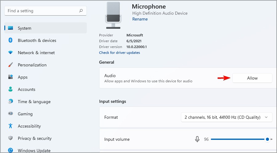 Cách bật mic laptop Windows 11 (Ảnh 6)