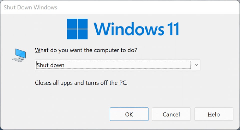 Cách tắt máy tính Windows 11 bằng bàn phím - Ảnh 05