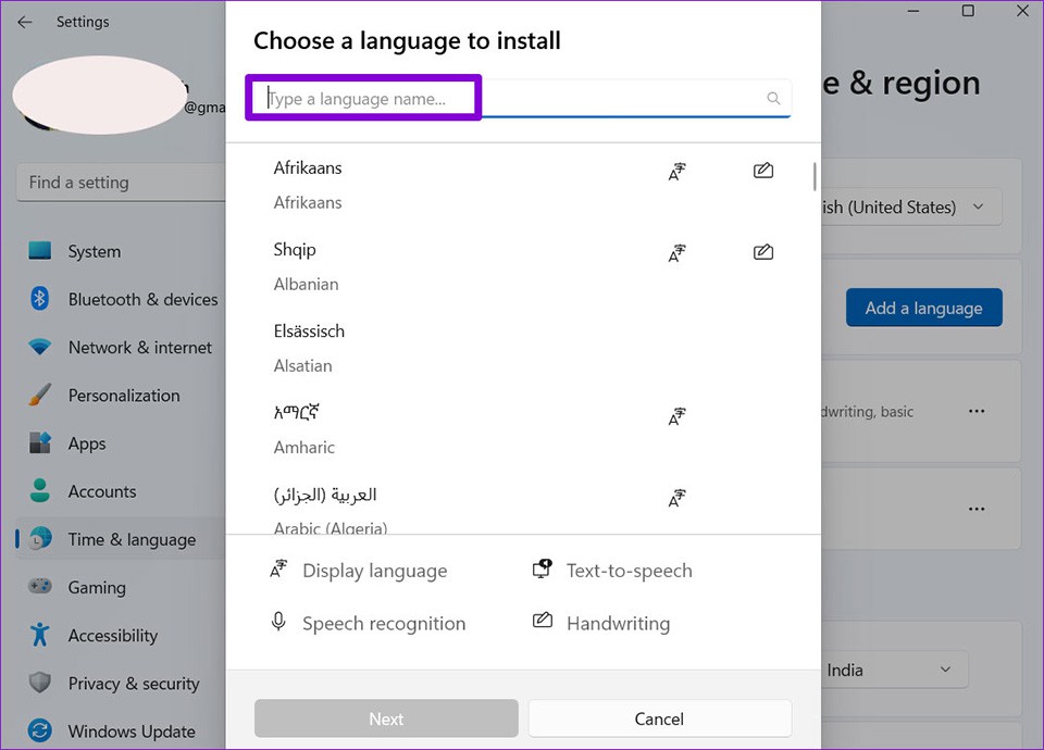 Đổi ngôn ngữ trên máy tính Windows 11 - Ảnh 05