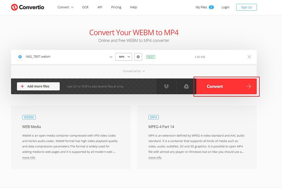 Cách chuyển file WebM sang các định dạng khác