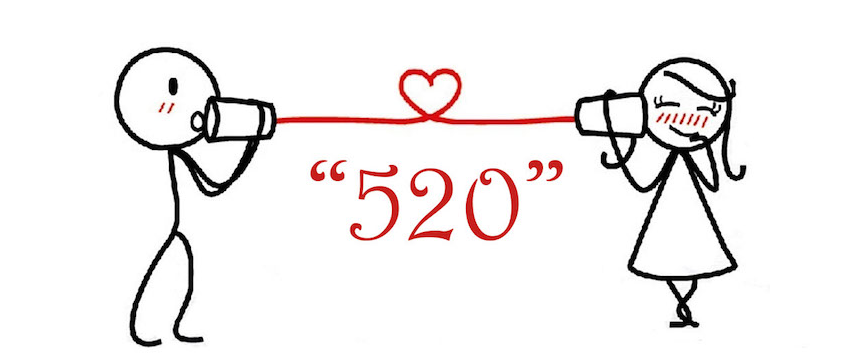 520 nghĩa là gì? Giải thích mật mã đáng yêu phổ biến ở Trung Quốc