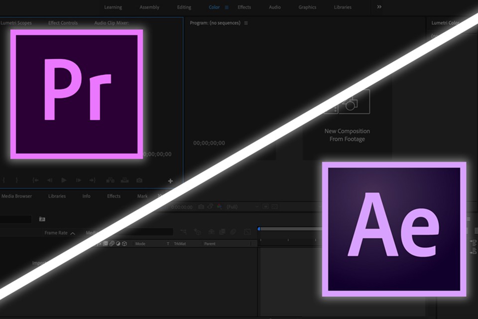 Sự khác biệt giữa Adobe Premiere và Adobe After Effects