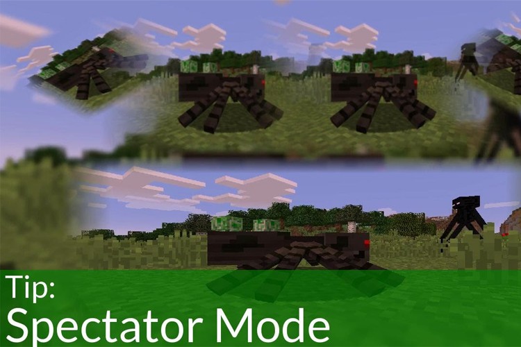 Cách chơi Minecraft - chế độ Spectator Mode
