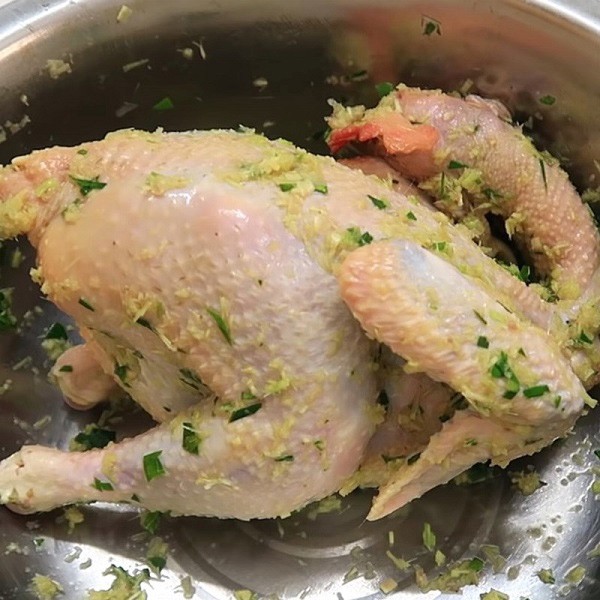 Cách làm gà hấp muối bằng lò nướng - ảnh 4