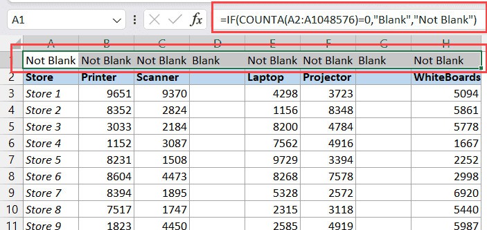 Cách xóa cột trong Excel (10)