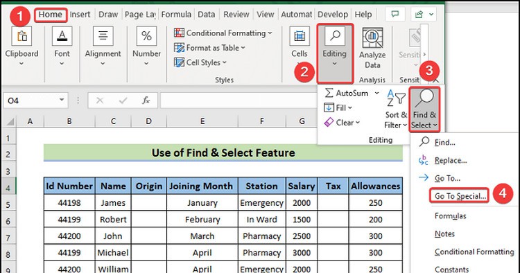 Cách xóa cột trong Excel (3)