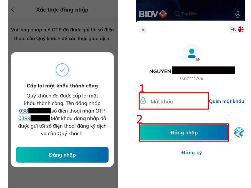 Cách xử lý khi quên mật khẩu BIDV SmartBanking (Ảnh 5)