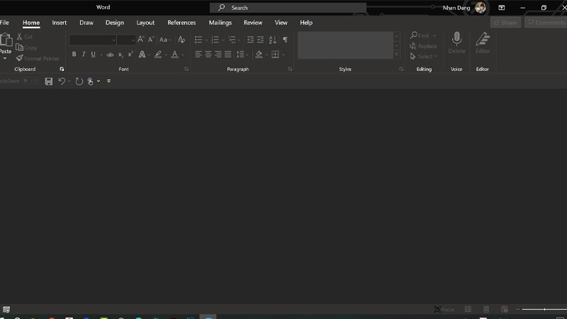 How to activate Dark Mode in Microsoft Word (image 4)