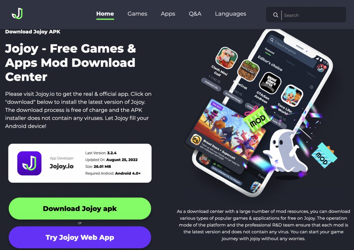 Jojoy App - Baixar para Android e iOS da Apple