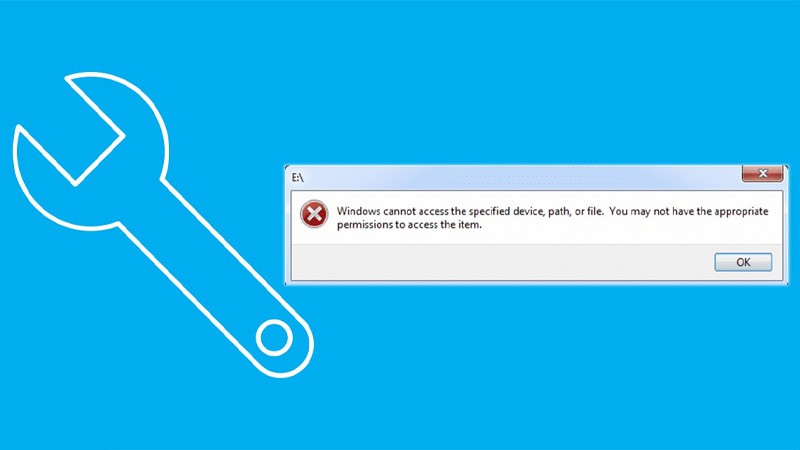 lỗi Windows Cannot Access - hình 1