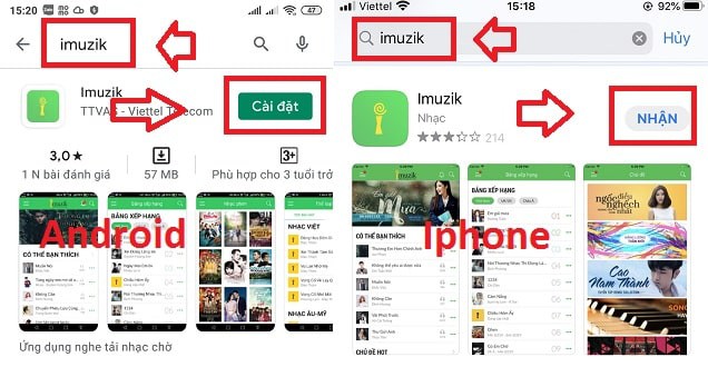 Tải app Imuzik