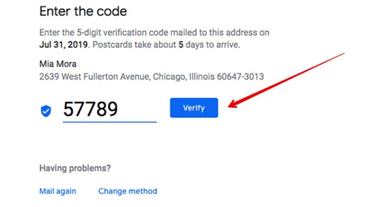 Effective, accurate instructions for verifying Google Maps