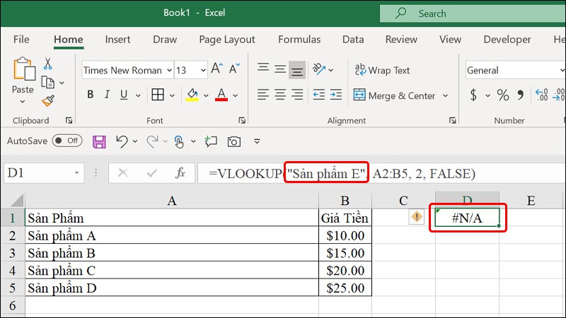 Lỗi #N/A trong Excel là gì? Tìm hiểu nguyên nhân và cách sửa chữa chi tiết nhất