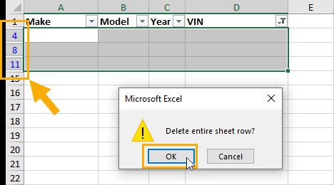 Mẹo hay xóa dòng trống trong Excel nhanh chóng và an toàn (14)