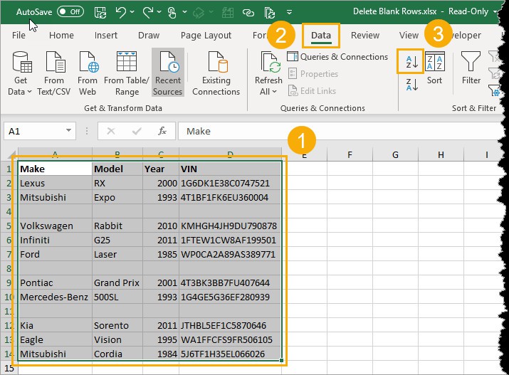 Mẹo hay xóa dòng trống trong Excel nhanh chóng và an toàn (18)