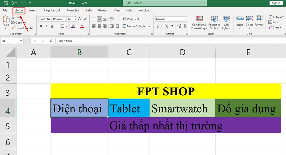 Cách gạch ngang chữ trong Excel - Ảnh 02