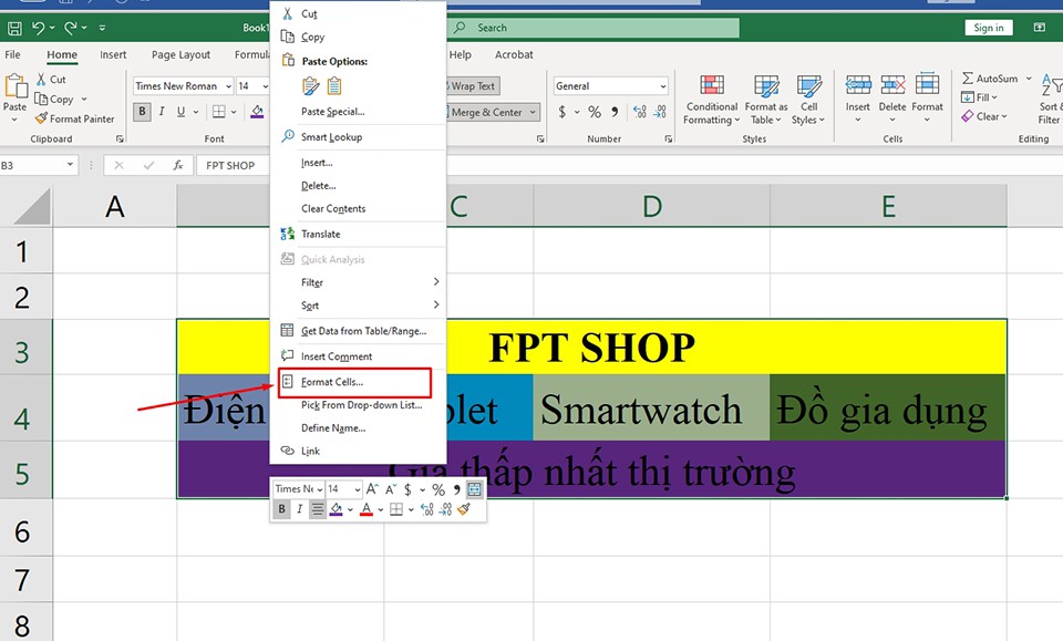 Cách gạch ngang chữ trong Excel - Ảnh 07