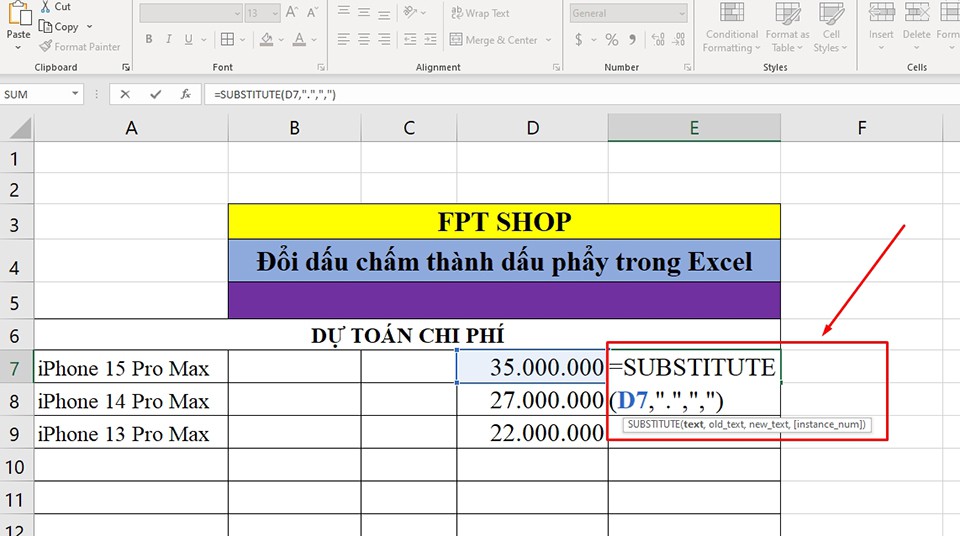 Đổi dấu chấm thành phẩy trong Excel - Ảnh 09