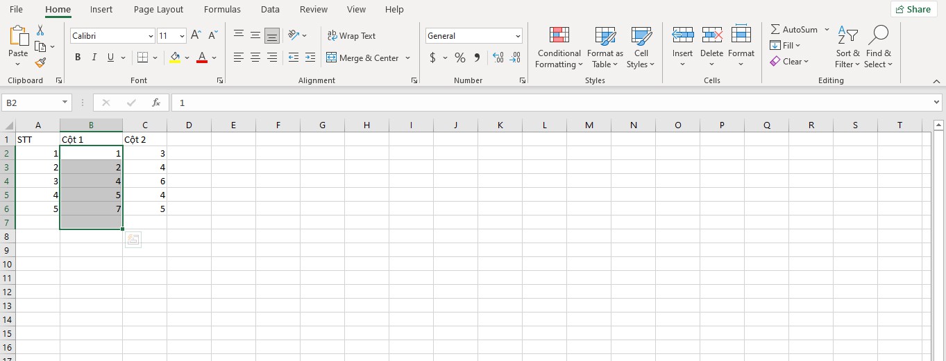 Các công thức tính tổng trong Excel đơn giản 07
