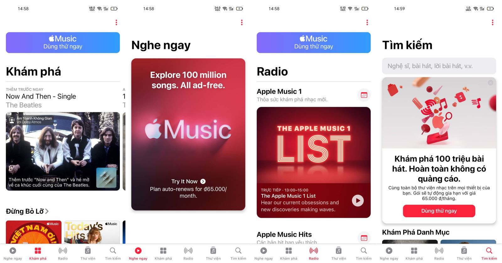 App nghe nhạc không quảng cáo 4