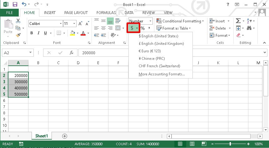 Định dạng số trong Excel - Hình 5