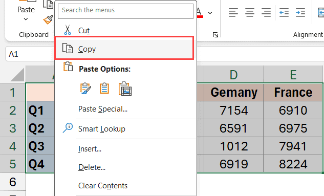 Chuyển cột thành hàng trong Excel (2)