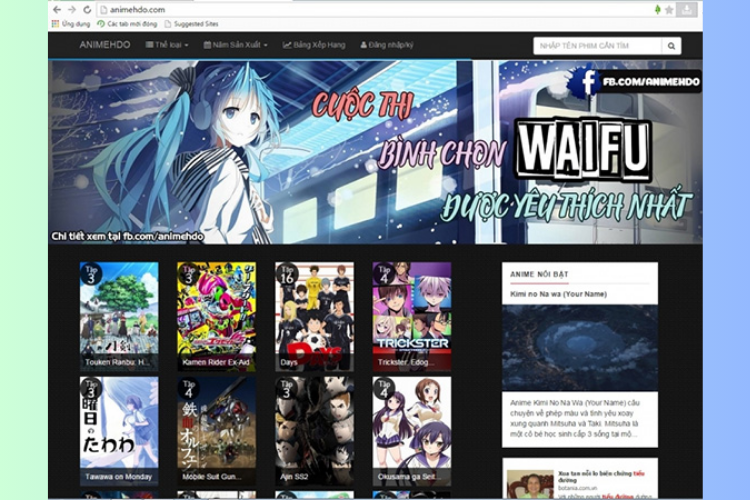 Animevietsub.org - Web phim Anime phổ biến với giới trẻ