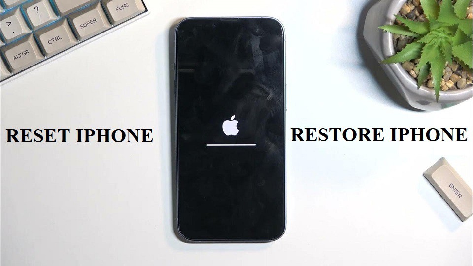 Sự khác biệt giữa restore và reset iphone