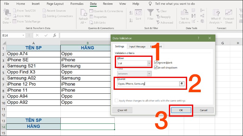Bật mí cách tạo Drop List trong Excel cực dễ mà dân văn phòng nào cũng nên biết 4