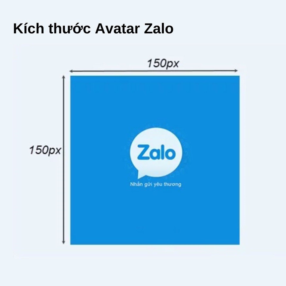 Kích thước chuẩn của Avatar Zalo 