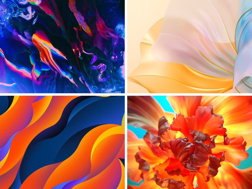 Hình nền iPad 4K nghệ thuật, nhiều màu sắc 3