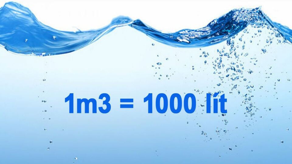 Giải đáp 1 khối nước bao nhiêu lít nước