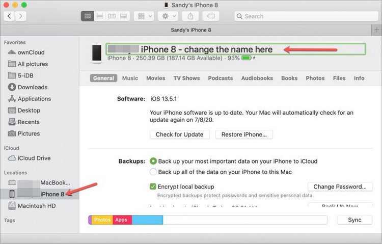 Hướng dẫn chi tiết cách đổi tên iPhone (5)
