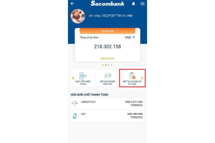 Cách đăng ký Sacombank mBanking trên điện thoại (hình 5)