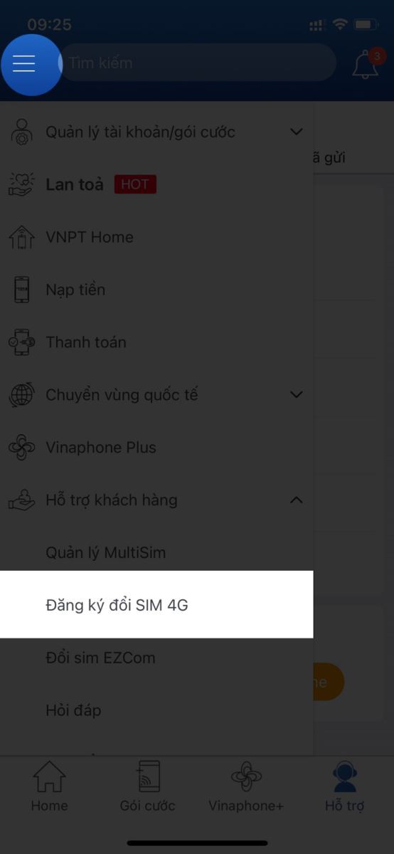 Cách đổi SIM 4G Vinaphone tại nhà