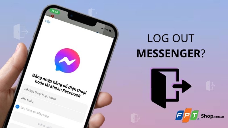 Cách đăng xuất Messenger - hình 1
