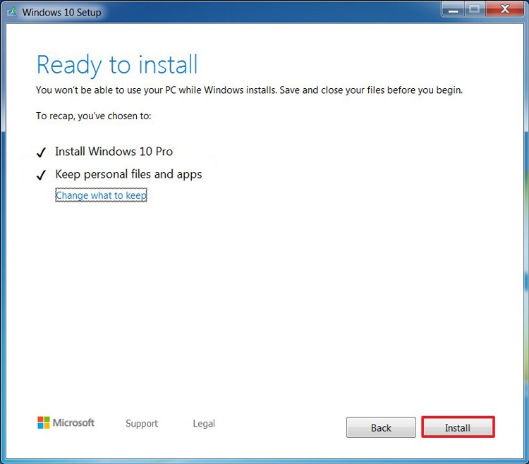 Cách cập nhật Windows 7 lên Windows 10 với Bản quyền 03 mới