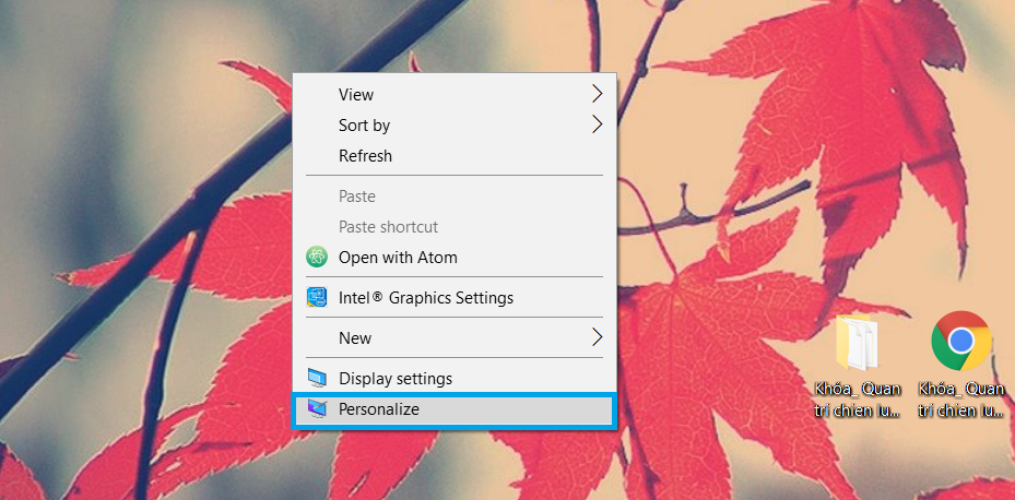 Hướng dẫn thay đổi màn hình máy tính Windows 10 đơn giản 1