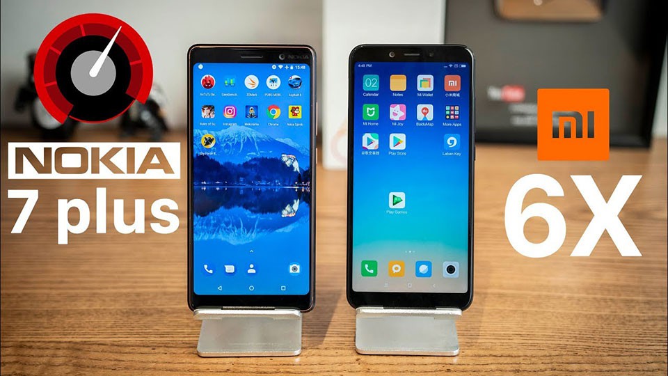 So sánh Xiaomi Mi 6X vs Nokia 7 Plus