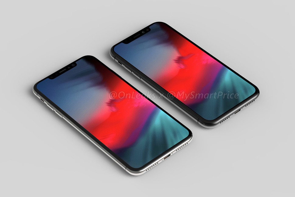 Lộ ảnh render rõ nét của iPhone X Plus và iPhone 6.1 inch (ảnh 1)