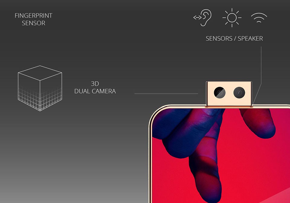 Ngắm nhìn thiết kế cực đỉnh của Huawei P30 với 3 camera sau, 2 camera trước